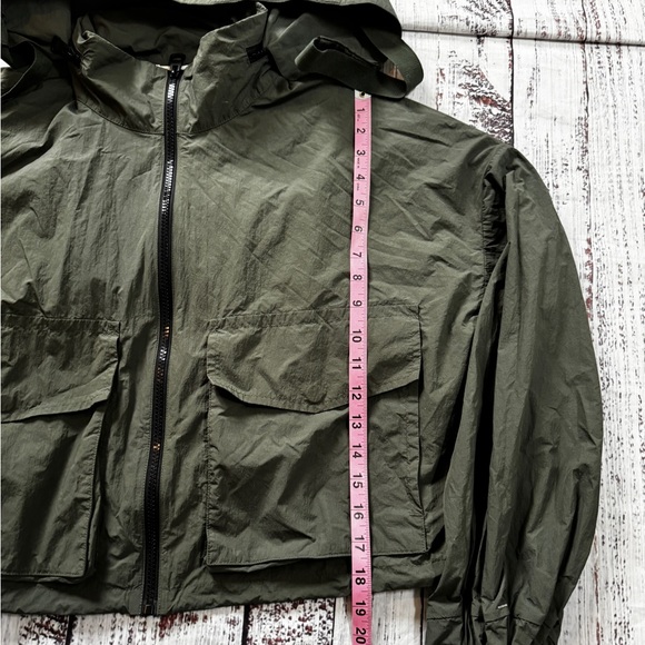 Marc O’Polo Olive Green Cropped Utility Jacket Size 36 (size small) - Picture 4 of 10